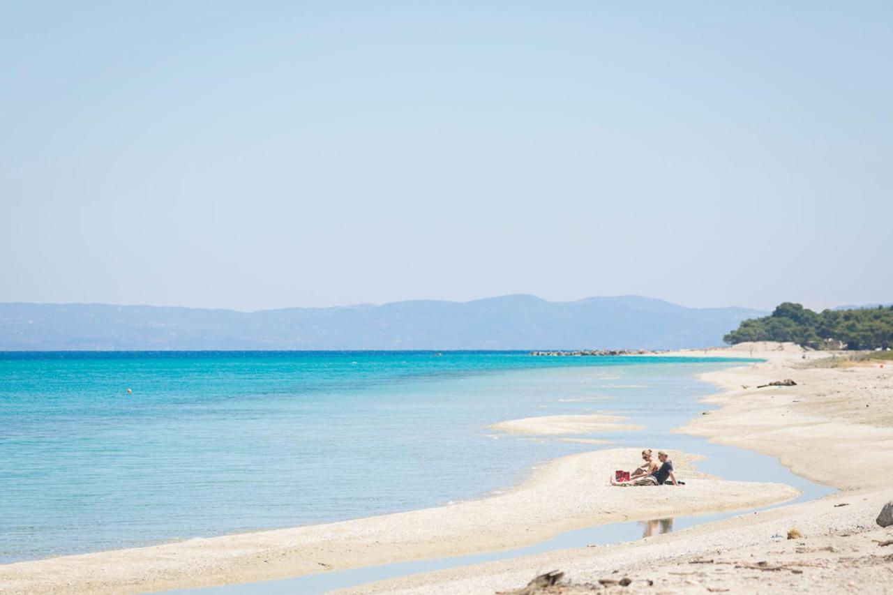 #Flh - Amalthia & Αthena Beachfront Houses In Pefkohori Exteriér fotografie